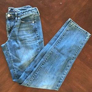 Mossimo mid-rise jeans 8 long